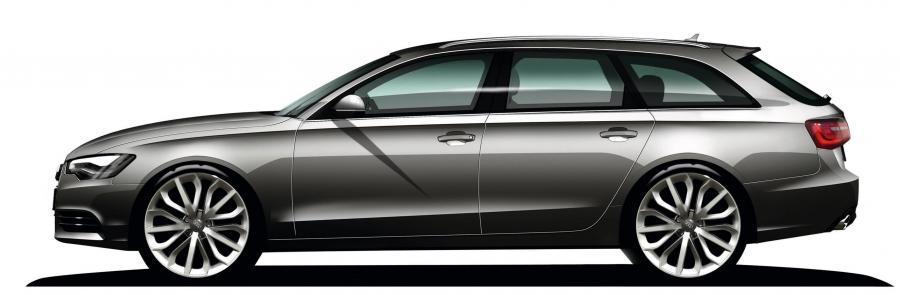 Эскиз Audi A6 3.0 TDI Quattro Avant (4G, C7) 2011 года  (WW) (фото 4 из 47)
